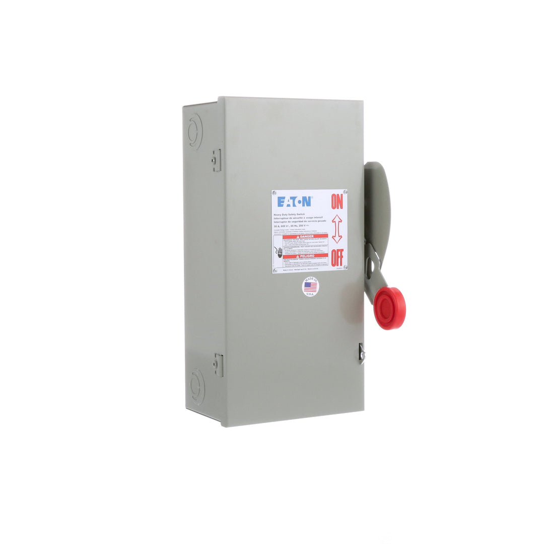 Cutler Hammer DH361NGK - Fusible Disconnect Switch 600V/30A (200kA AIC @600V)