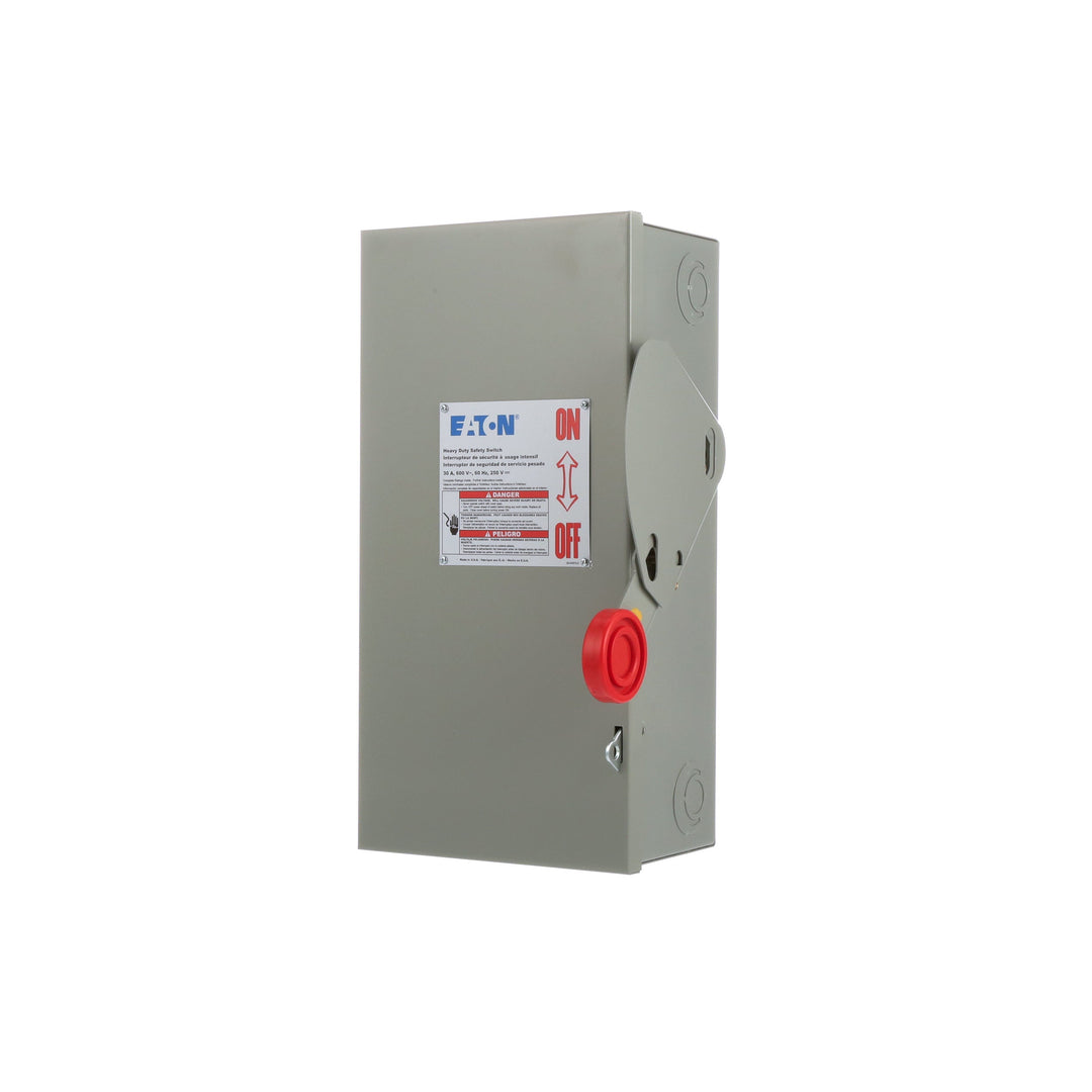 Cutler Hammer DH361UGK - Non-Fusible Disconnect Switch 600V AC/30A (200kA AIC @600V)