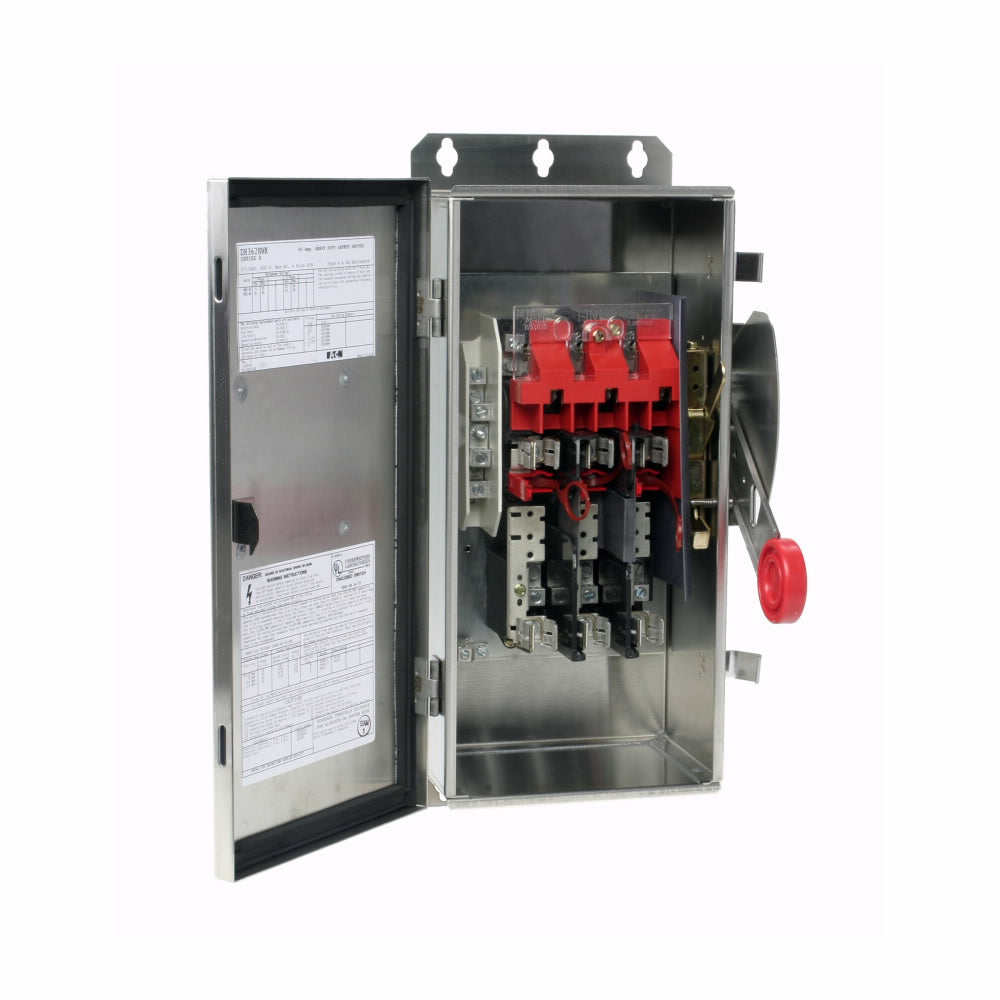 Cutler Hammer DH362NWK - Industrial Disconnect Switch 3-Pole 6V/6A (2kA AIC @6V)