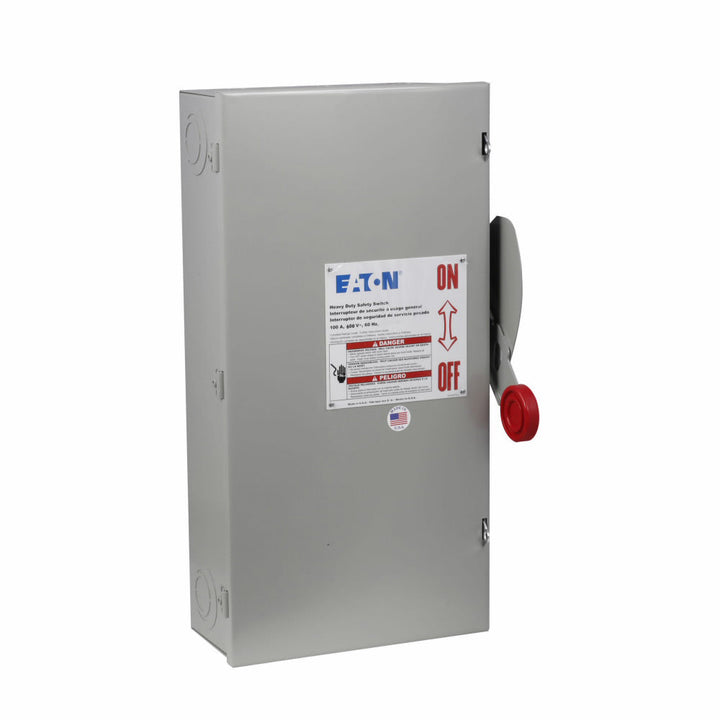 Eaton DH363NGK - Fusible Safety Switch, 600V 100A 3-Pole