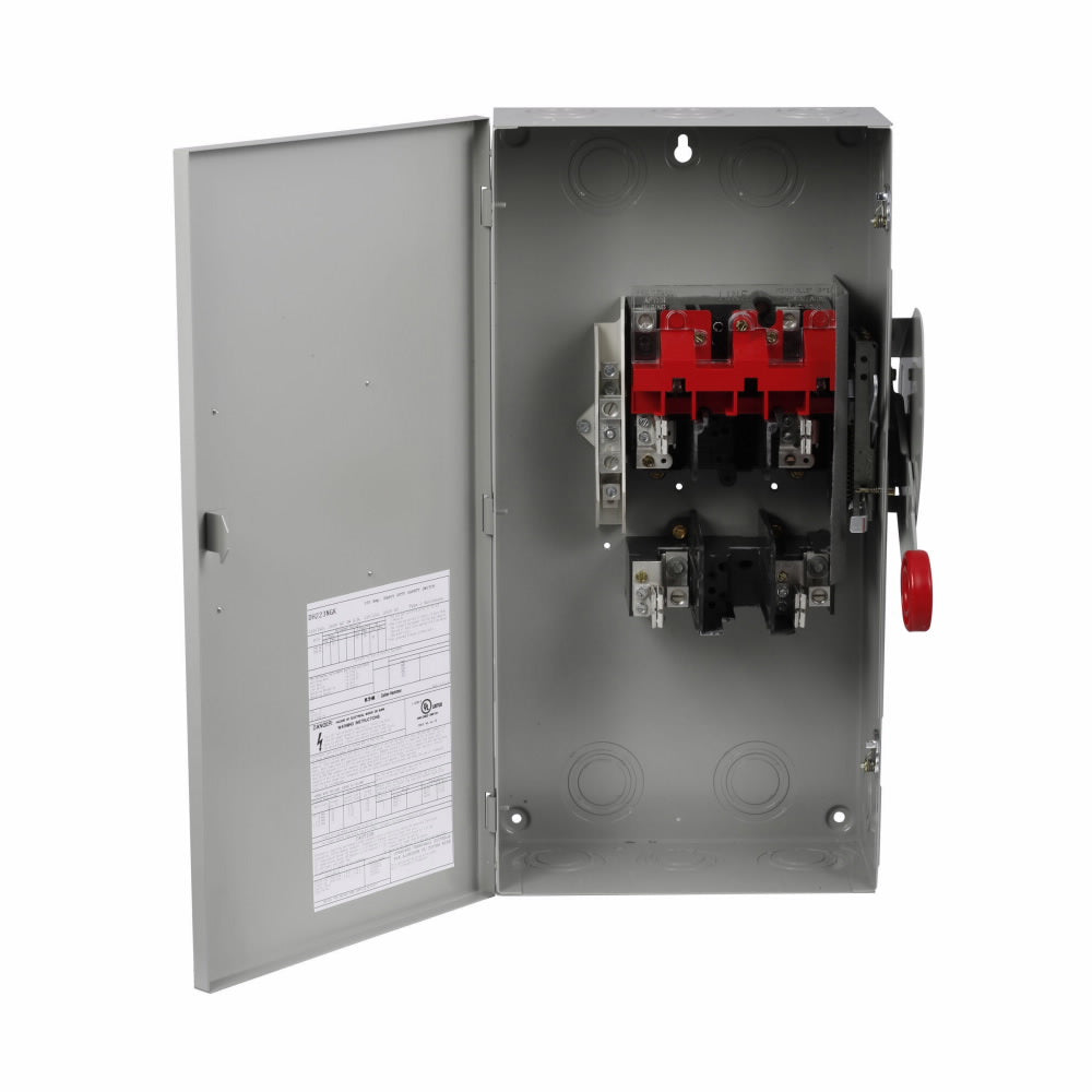 Eaton DH363NGK - Fusible Safety Switch, 600V 100A 3-Pole