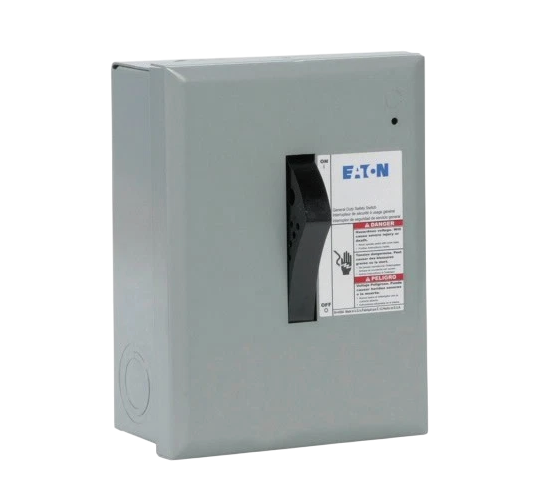 Eaton DP111NGB - Disconnect Switch 7V UL Listed (6.38 in Metal Enclosure)