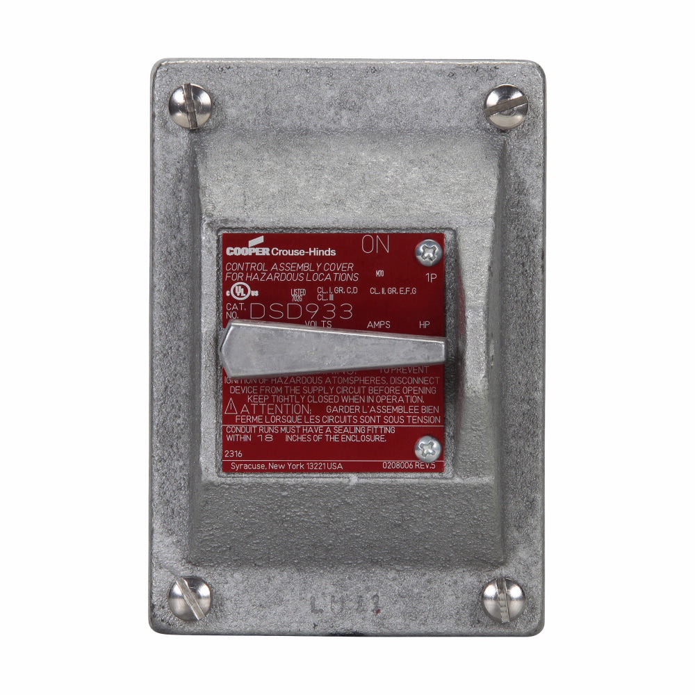 Crouse-Hinds DSD934 - Industrial Switch Accessory 600V/30A (THED Frame Compatible)