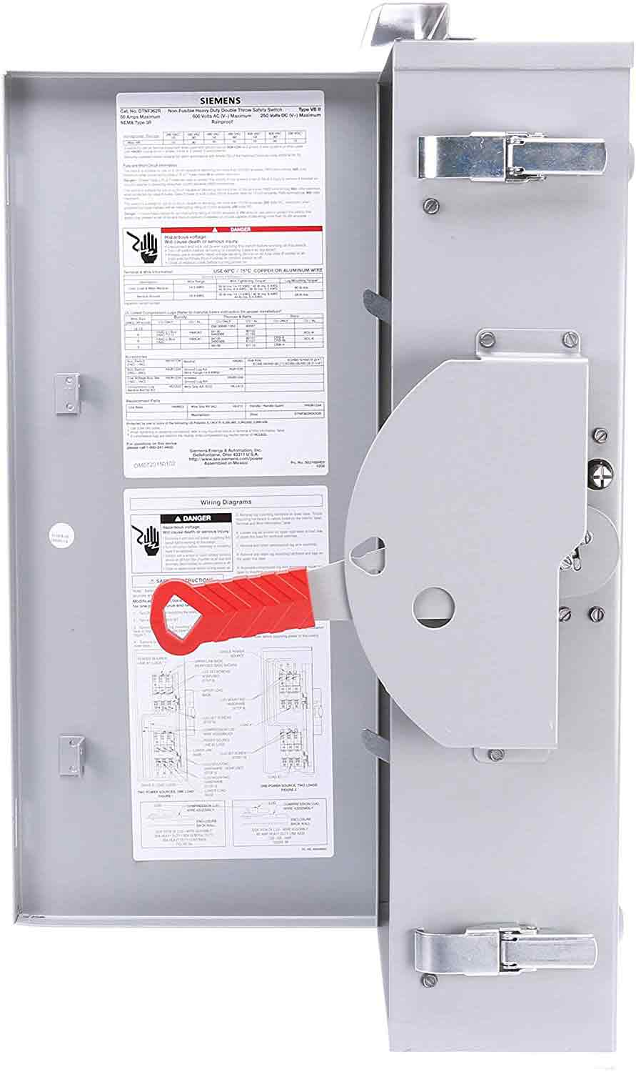 Siemens DTNF321 - Non-Fusible Disconnect Switch, 30A 3-Pole