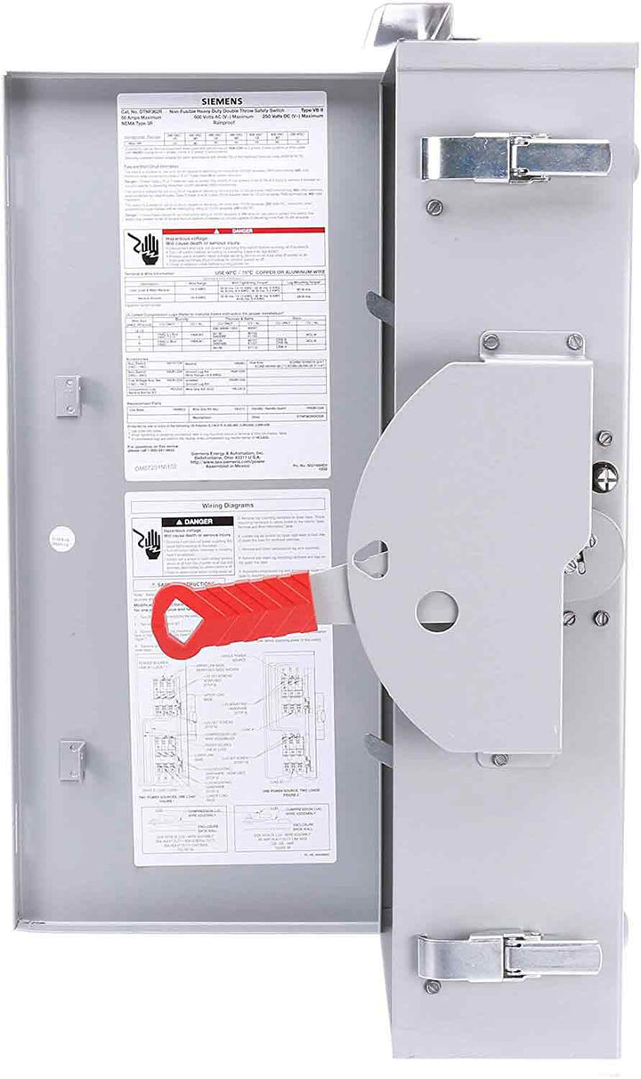 Siemens DTNF362R - Non-Fusible Disconnect Switch, 60A 600V 3P