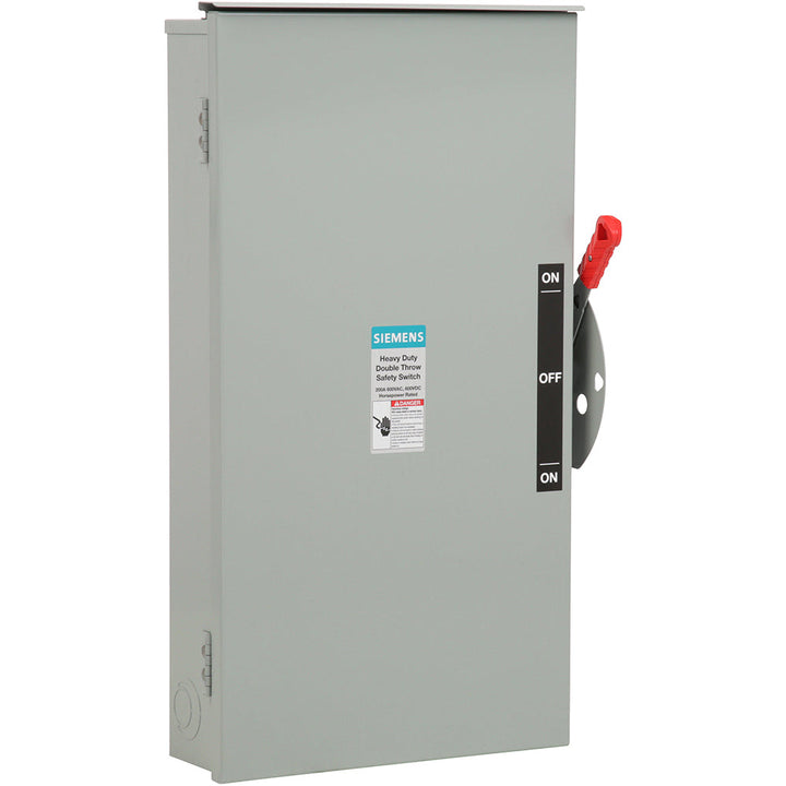 Siemens DTNF364R - Non-Fusible Disconnect Switch 200A@600V (NEMA 3R Enclosure)