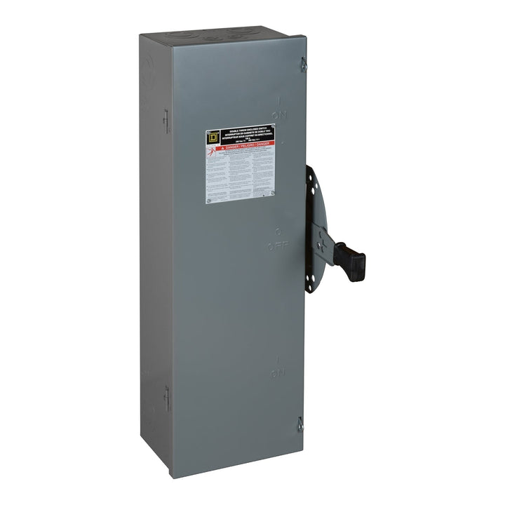 Square D DTU223 - Non-Fusible Disconnect Switch 240V AC/DC, 100A (200kA AIC @240V)