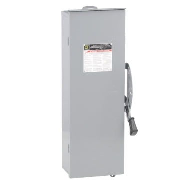 Square D DTU223RB - Non-Fusible Disconnect Switch 240V AC/DC 100A (NEMA 3R, 200kA AIC)