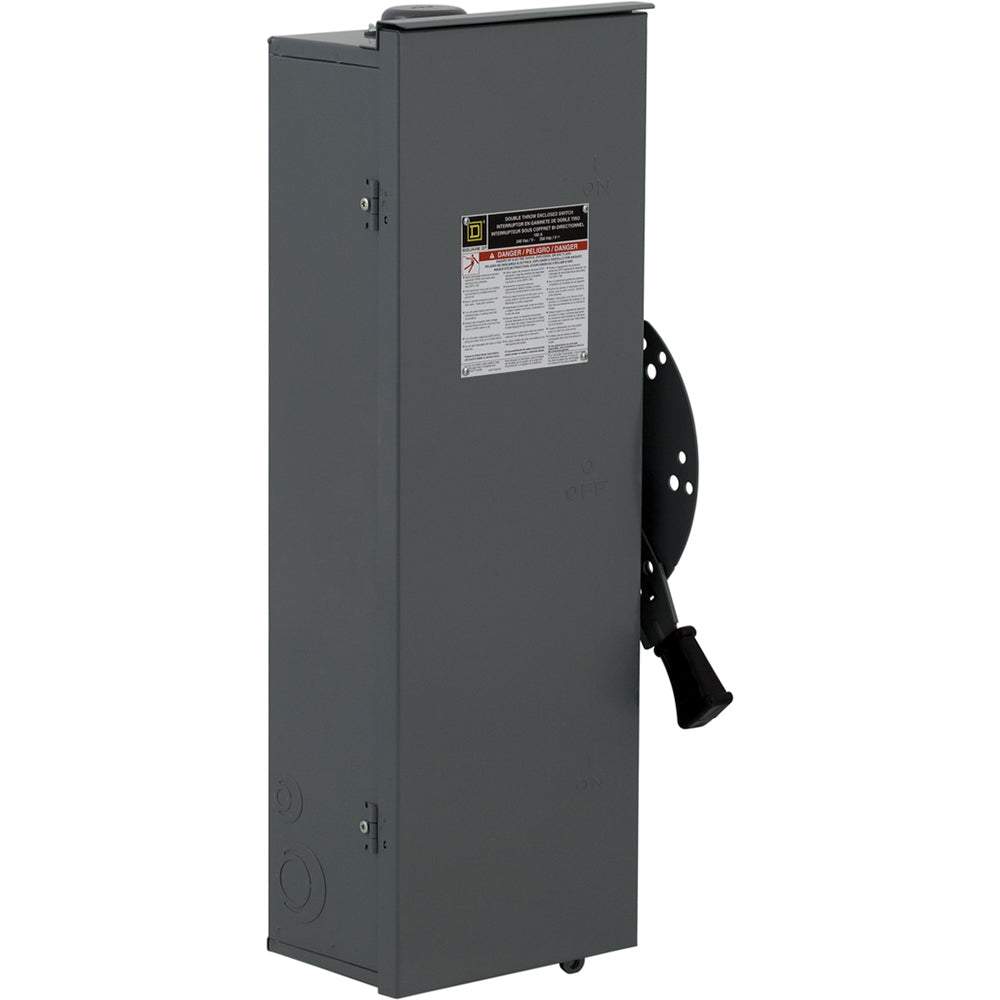 Square D DTU361RB - Non-Fusible Disconnect Switch 600V AC 30A (3-Pole NEMA 3R)