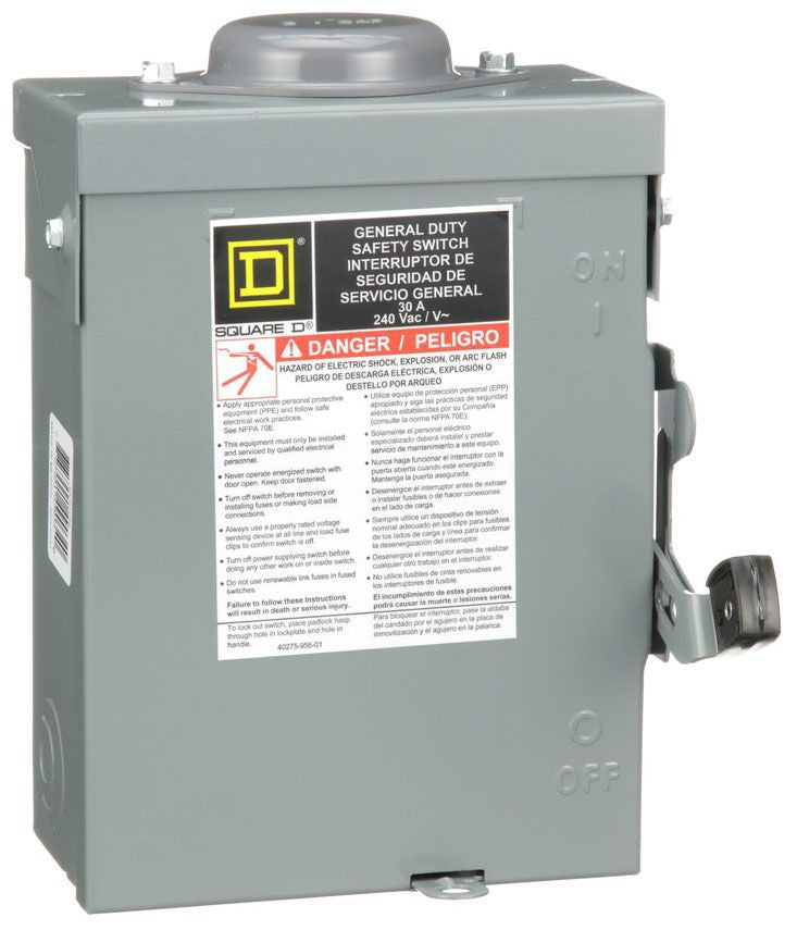 Square D DU221RB Disconnect Switch (Non-Fusible) - Essential Electric Supply