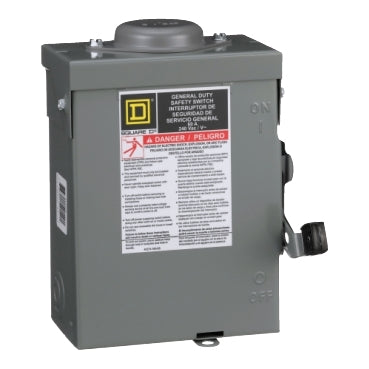 Schneider Electric DU222RBUP - Safety Disconnect Switch 240V AC (UL Listed NSE Frame Compatible)