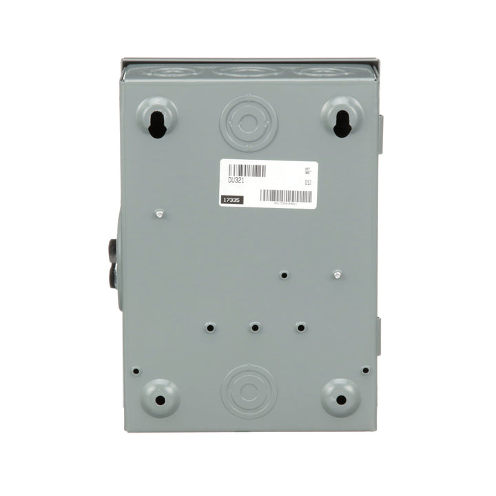 Square D DU321 - Non-Fusible Disconnect Switch 30A@240V (3-Pole, 100kA AIC)