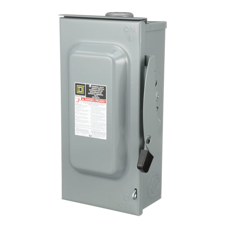 Square D DU323RB - Non-Fusible Disconnect Switch 100A 240V AC (3-Pole NEMA 3R)