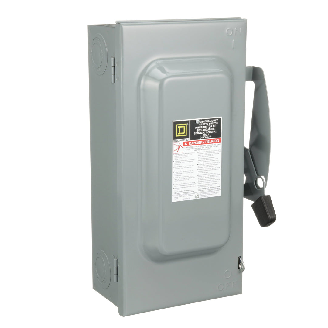 DU323 Square D Series E Disconnect  240V ACV 100A Non-Fusible Switch - Essential Electric Supply