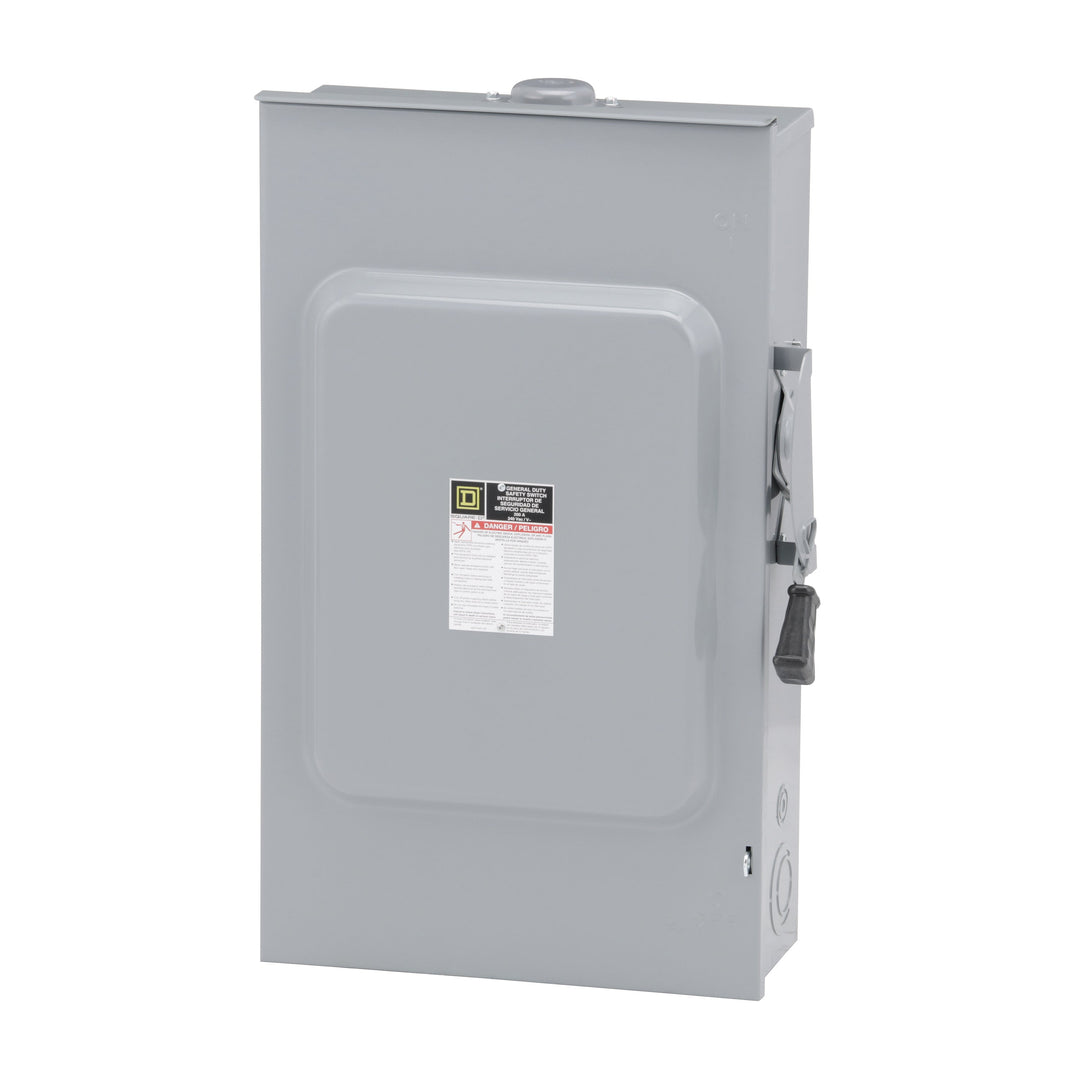 Square D DU324RB - Non-Fusible Disconnect Switch 200A@240V (100kA AIC, NEMA 3R)