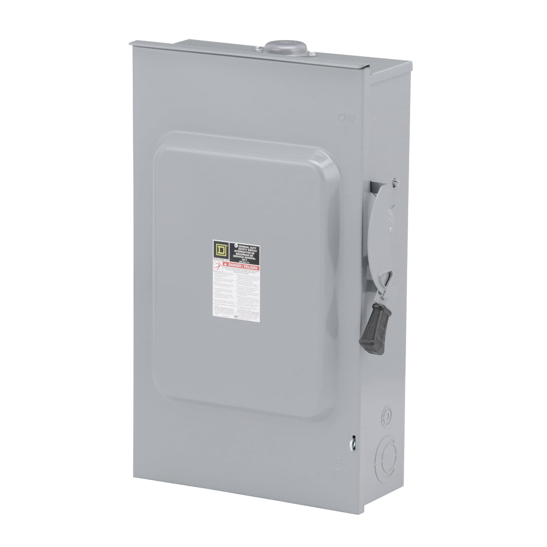 Square D DU324RB - Non-Fusible Disconnect Switch 200A@240V (100kA AIC, NEMA 3R)