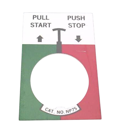 Cutler Hammer E22NP75 - Legend Plate Accessory TEB Frame Compatible (0.0705 lb)