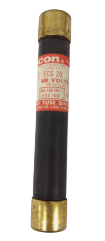 Edison Fuses ECS20 - Class RK5 Fuse 20A 600V (200kA AIC)