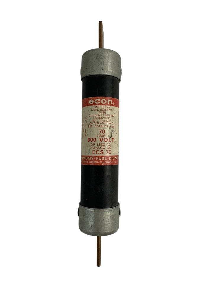Edison ECS70 - RK5 Current Limiting Fuse 70A (100kA@600V AIC)