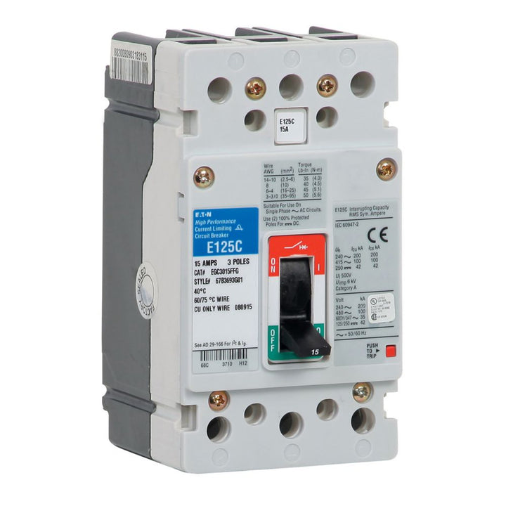 Cutler Hammer EGB3050FFG - 3-Pole Molded Case Circuit Breaker