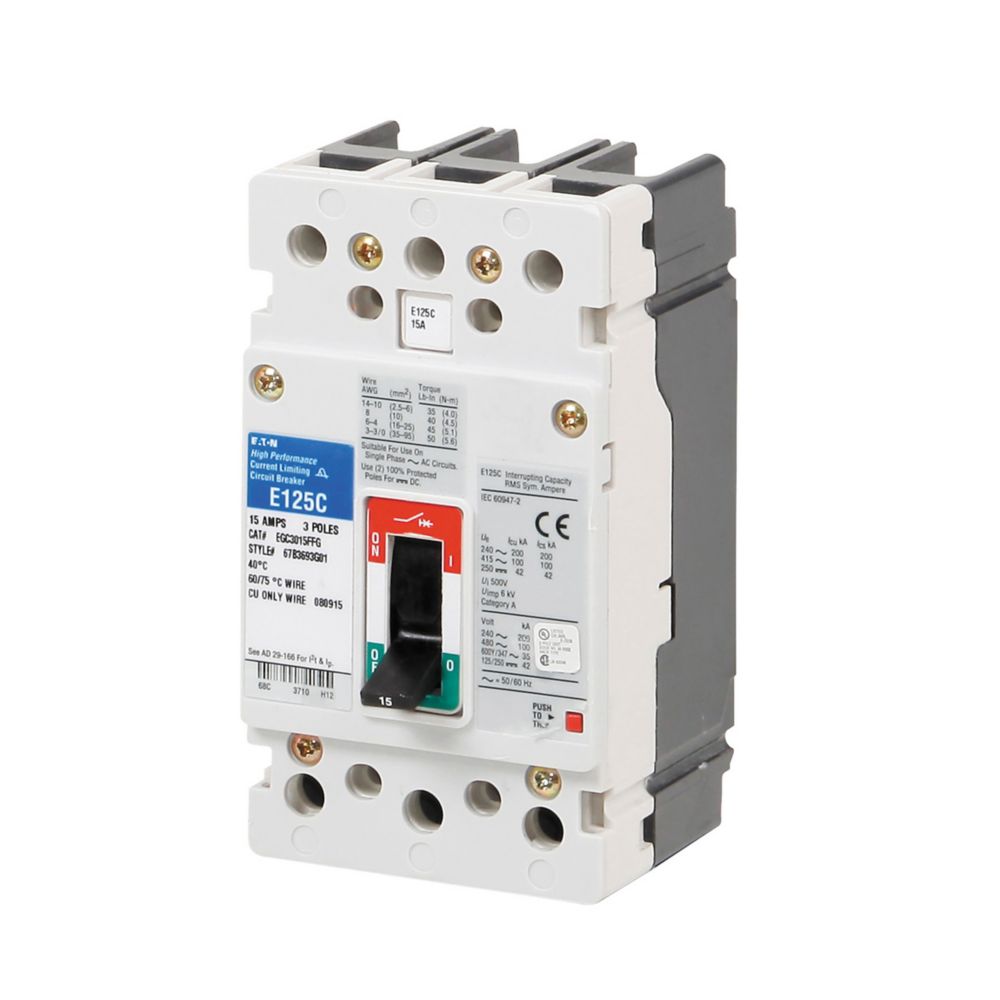 Cutler Hammer EGB3080FFG - Molded Case Circuit Breaker 80A 480V 3P
