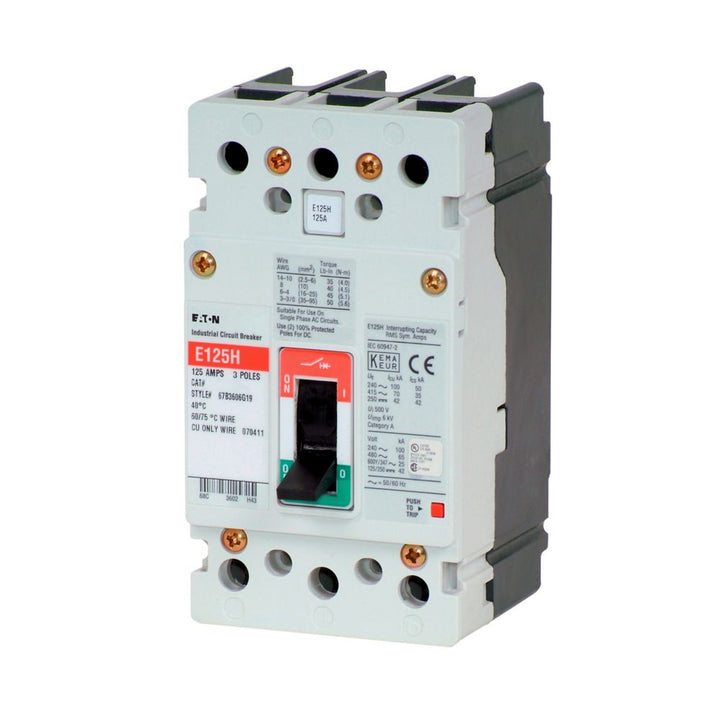 Cutler Hammer EGS3015FFG - Molded Case Circuit Breaker 15A 600V 3P