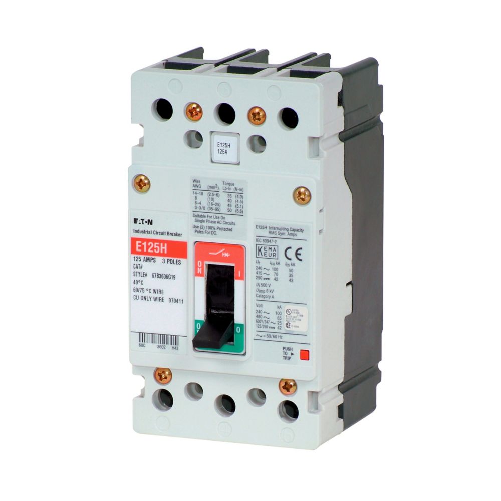 Eaton EGS3060FFG - 60A 3-Pole Molded Case Circuit Breaker