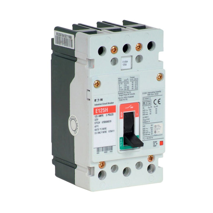 Cutler Hammer EGS3100FFG - Molded Case Circuit Breaker, 100A 600V 3P