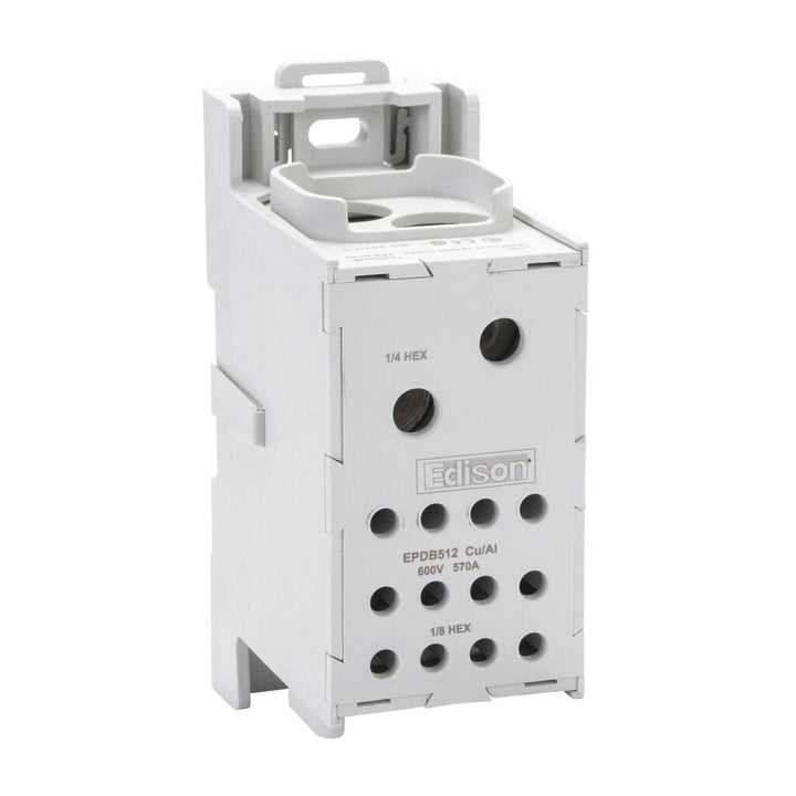 Eaton EPDB512 - Fuse Block 600V AC/DC (30A DIN Rail Mount)