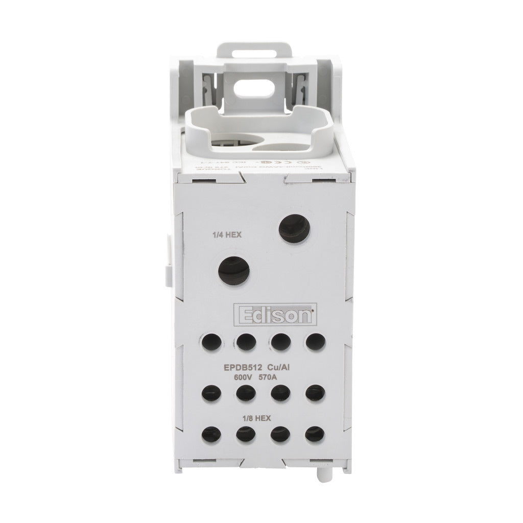 Eaton EPDB512 - Fuse Block 600V AC/DC (30A DIN Rail Mount)