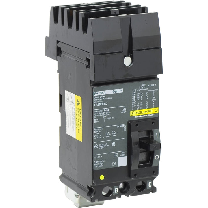 Square D FA22030BC - Molded Case Circuit Breaker, 30A 2-Pole