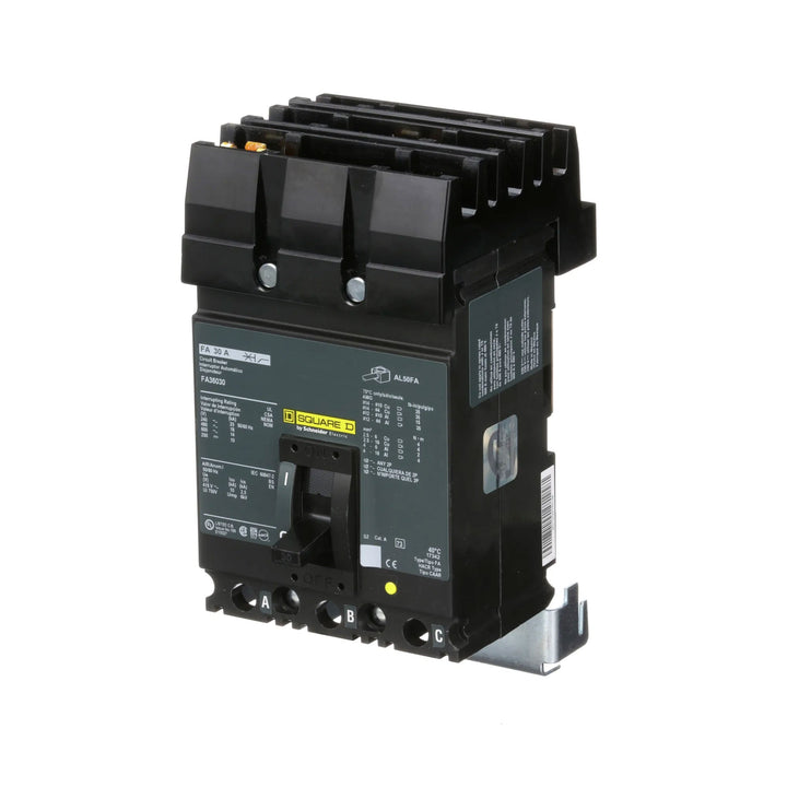 Square D FA36030 - 30A 3-Pole Circuit Breaker (600V, 18kA AIC)