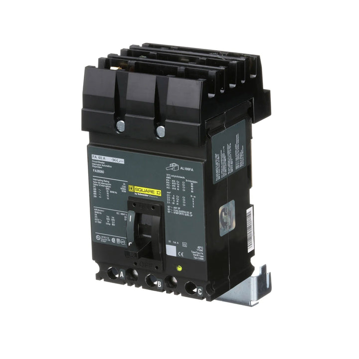 Square D FA36060 - 60A 3-Pole Molded Case Circuit Breaker
