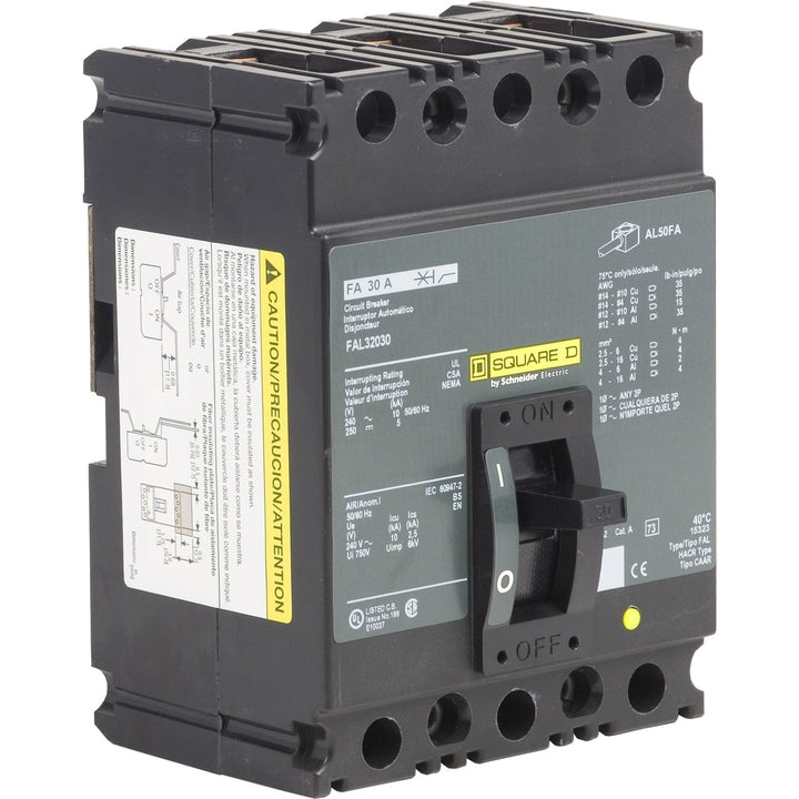 Square D FAL32030 - Molded Case Circuit Breaker, 30A 3P (240V)