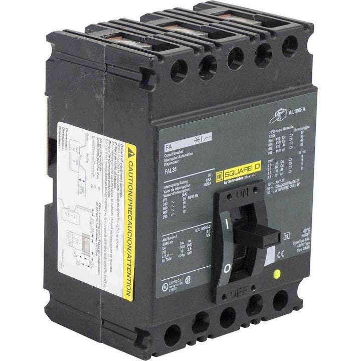 Square D FAL36070 - Molded Case Circuit Breaker 70A 600V 3P