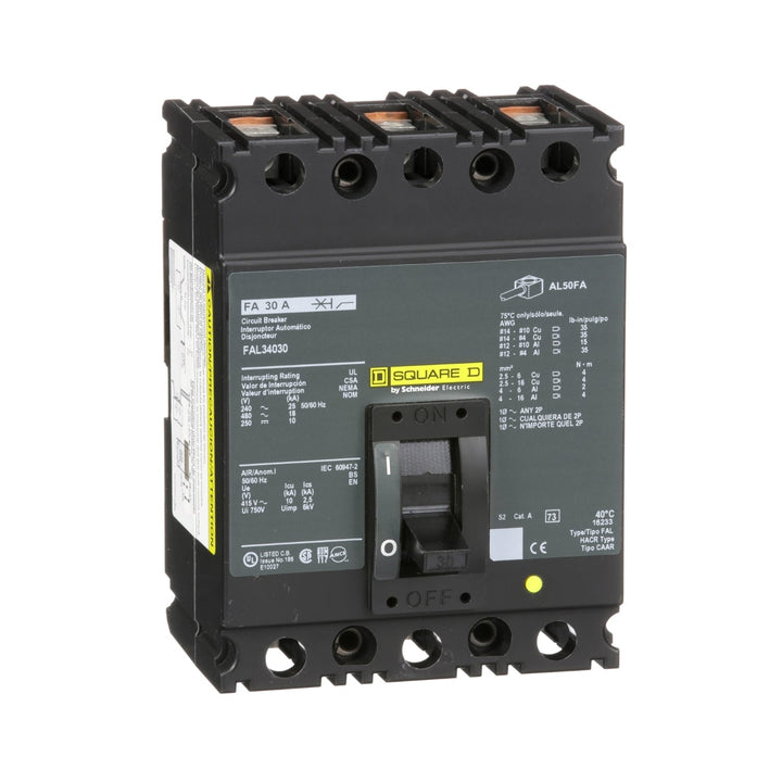 Square D FAP36045 - Molded Case Circuit Breaker 45A 600V 3P