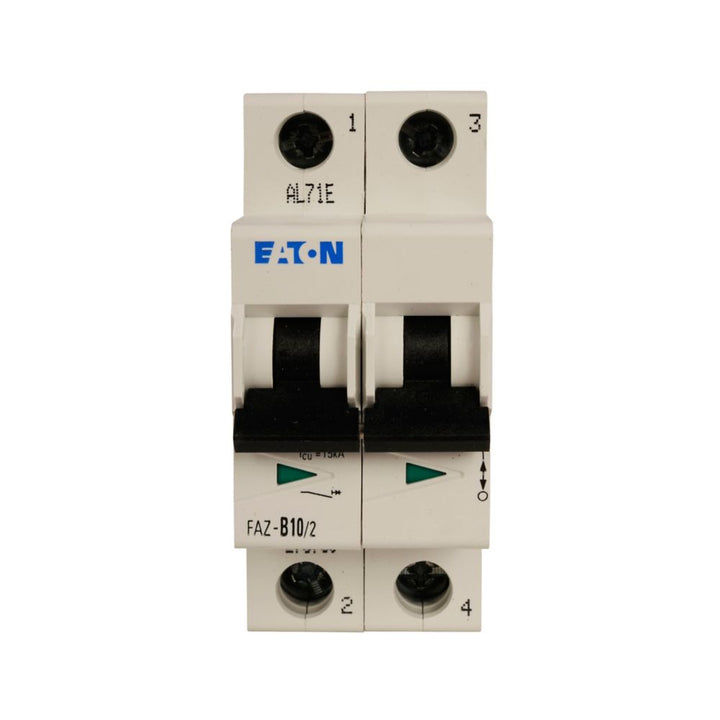 Eaton FAZ-B15/2 - 2-Pole 15A Circuit Breaker (10kA AIC)