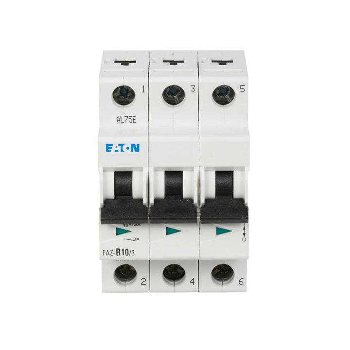 Eaton FAZ-D15/3 - 3-Pole Thermal Magnetic Breaker (15A, 480V)