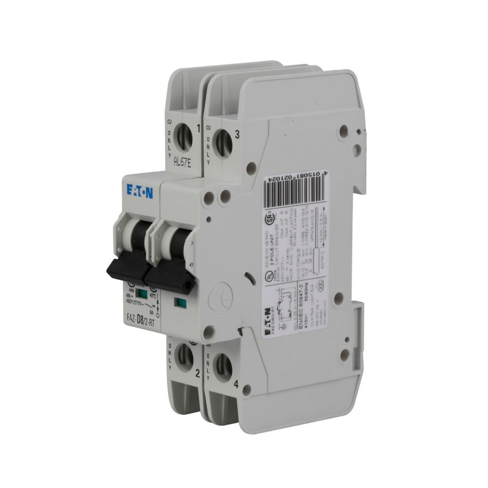 Eaton FAZ-D40/2 - 2-Pole 40A Circuit Breaker (10kA AIC)