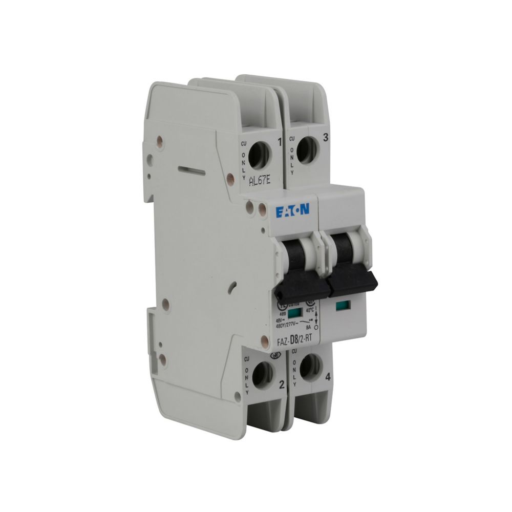 Eaton FAZ-D6/2 - 2-Pole Thermal Magnetic Breaker (6A, 10kA)