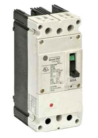 General Electric FBN26TE080RV - 80A Molded Case Circuit Breaker