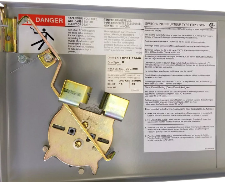 Cutler Hammer FDPBT3244R - Circuit Breaker 200A (240V AC, 200kA AIC)