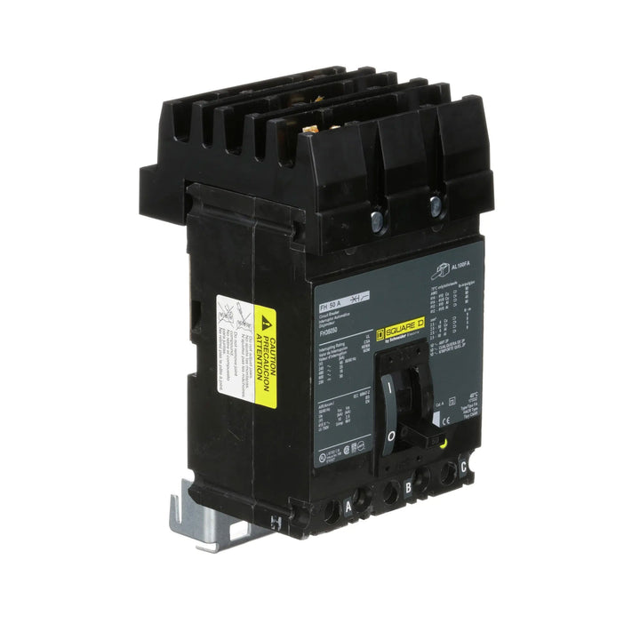 Square D FH36050 - 50A 3-Pole Molded Case Circuit Breaker