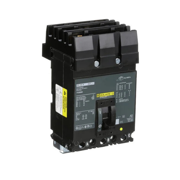 Square D FH36060 - Molded Case Circuit Breaker 60A 600V 3P