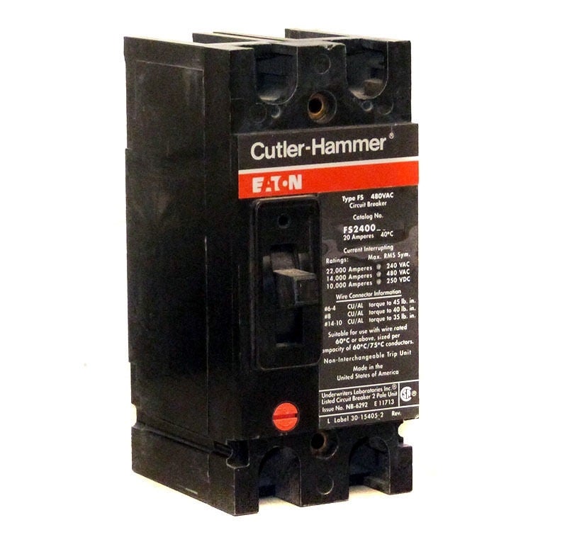 Eaton Cutler-Hammer FS240015A - Molded Case Circuit Breaker, 15A 2-Pole