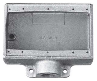 Eaton Crouse-Hinds FS33 - FS/FD Box Cover 4.19x5.31x1.88 in