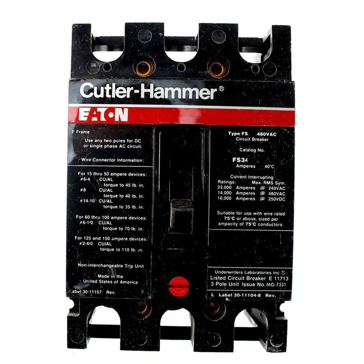 Thomas & Betts FS320020A - Molded Case Circuit Breaker 20A 3P (22kA AIC)