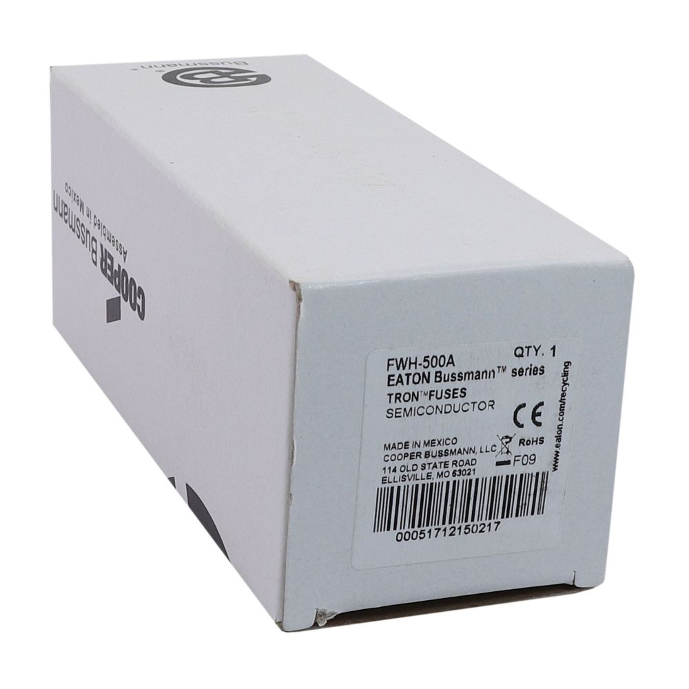 Eaton FWH500A - High Voltage Fuse 500V 500A (UL/CSA Compliant)