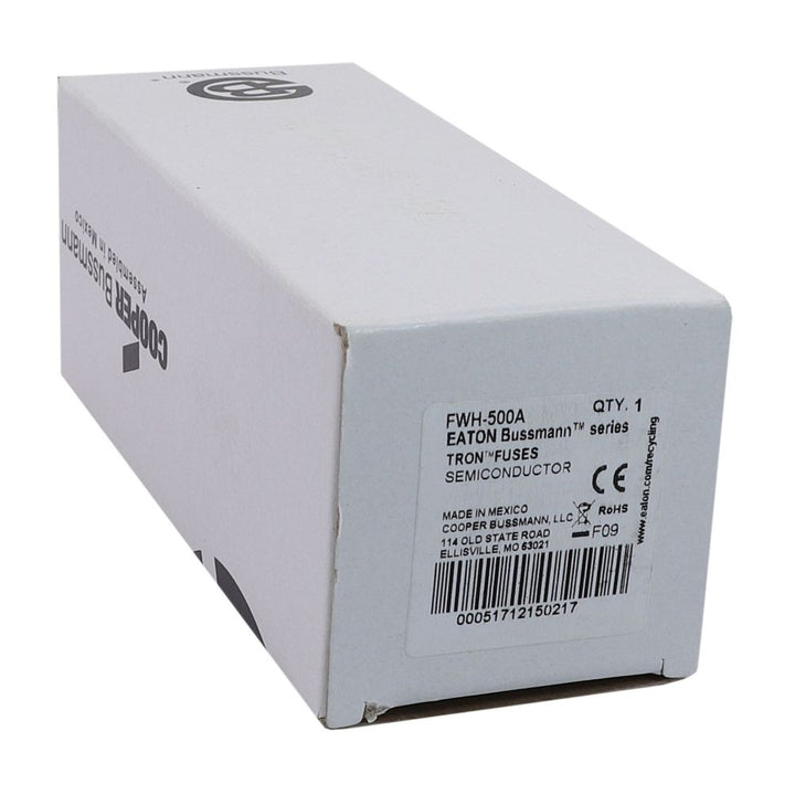 Eaton FWH500A - High Voltage Fuse 500V 500A (UL/CSA Compliant)
