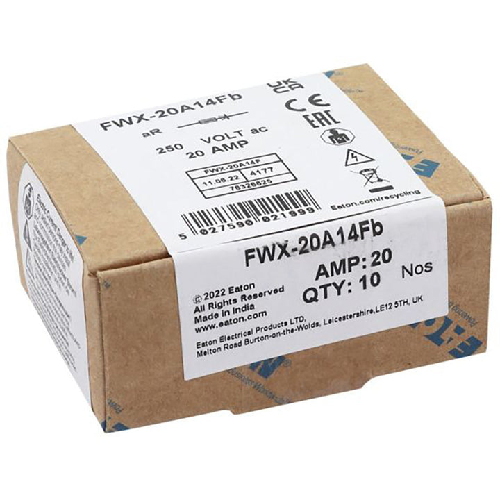 Bussmannn FWX-20A14F - Current-Limiting Fuse 20A 250V (200kA AIC)